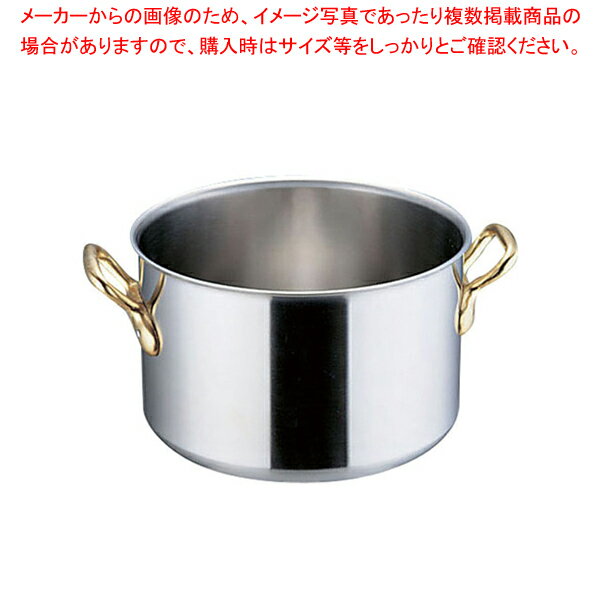 SAスーパーデンジ 半寸胴鍋(蓋無) 45cm【半寸胴鍋 業務用半寸胴鍋 料理 IH100V対応 IH200V対応 業務用パスタ鍋販売 業務用鍋通販 楽天】【ECJ】