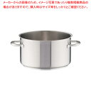 パデルノ 18-10半寸胴鍋 (蓋無) 1007-28【半寸胴鍋 業務用半寸胴鍋 半寸胴ラーメン スープ鍋 業務用鍋 半寸胴鍋 業務用パスタ鍋 寸胴型 業務用鍋 おでん用鍋 通販 ステンレス半寸胴鍋 ステンレス製半寸胴鍋】【ECJ】