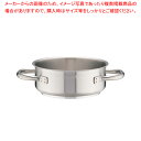 パデルノ 18-10外輪鍋 (蓋無) 1009-18【両手鍋 IH 100V対応 200V対応 業務用】【ECJ】