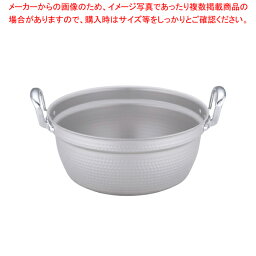 【まとめ買い10個セット品】エレテック アルミ料理鍋 33cm【円付鍋 料理鍋 調理なべ 両手鍋 IH 100V対応 200V対応 業務用】【ECJ】