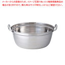 【まとめ買い10個セット品】SW 18-8円付鍋 両手 51cm【円付鍋 料理鍋 調理なべ 業務用】【ECJ】