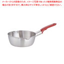 【まとめ買い10個セット品】18-8プラ柄計量雪平鍋(両口・目盛付) 18cm【 雪平鍋 人気の鍋 使いやすい鍋 煮物鍋 おすすめブランド キッチン鍋 おすすめ...