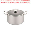 【まとめ買い10個セット品】18-0IHデュオ 両手鍋 22cm【ECJ】