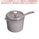 ストウブ スープポット 18cm 40510-316 グレー【人気 ソースパン 業務用 ソースパン スープ鍋 お味噌汁 鍋 業務用 厨房器具 製菓道具 飲食店 ...