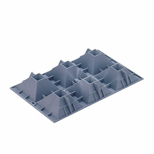 楽天マルシェ＆キッチンカーWORLD【まとめ買い10個セット品】デバイヤーエラストモール 1841-01 ピラミッド 6ヶ取【 ケーキ型 焼き型 シリコン 】 【 バレンタイン 手作り ケーキ型シリコン】【ECJ】