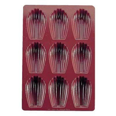 【まとめ買い10個セット品】 シリコーン・ラバーパン B-023シェル・マドレーヌ型【ケーキ型 焼き型 シリコン】 【バレンタイン 手作り】【ECJ】