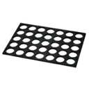 【まとめ買い10個セット品】ゴム製丸ダコワーズ 6枚取用(35穴)【 天板類 業務用オーブン用天板 オーブン板おすすめ トースター天板 お菓子人気天板シート 売...