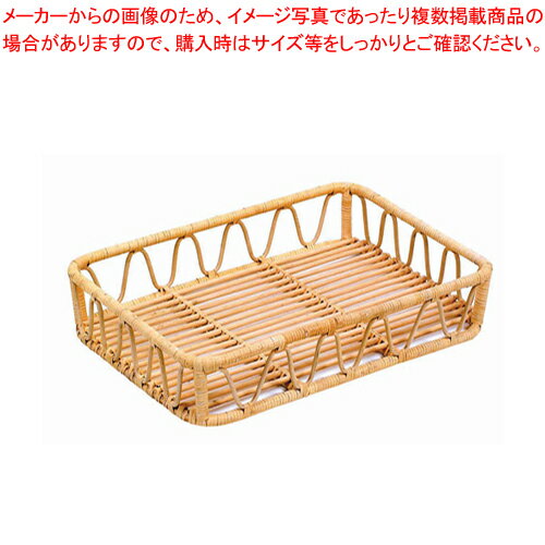 籐 芯盛かご 角長深 16-772【パンカゴ