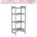 【まとめ買い10個セット品】460ベンチ型 カムシェルビングセット 46×107×H143cm 4段【シェルフ 棚 収納ラック シェルフ 棚 収納ラック 業務用...