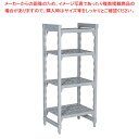 610ベンチ型 カムシェルビングセット 61×122×H183cm 4段【シェルフ 棚 収納ラック シェルフ 棚 収納ラック 業務用】【ECJ】