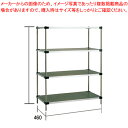 【まとめ買い10個セット品】ソリッドエレクターシェルフセット MSS 1820×P2200×5段【メーカー直送/代引不可 ワイヤーシェルフ 棚 収納ラック 業務...