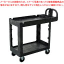 【まとめ買い10個セット品】トラスト シェルフユーティリティーカート 2段 4044 ブラック【ECJ】