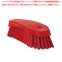 【まとめ買い10個セット品】ヴァイカン ハンドブラシ 3890 ハードタイプ レッド【ECJ】