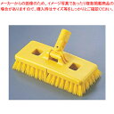 カーライル フロア-ブラシ 40430 イエロー(ハンドル別売)【デッキブラシ デッキブラシ 業務用】【ECJ】