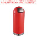 【まとめ買い10個セット品】トラスト ラウンドトップ ダストボックス 2353 45L レッド【ECJ】