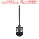 【まとめ買い10個セット品】トラスト プラスチック柄トイレブラシ 6794 ブラック【ECJ】