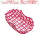 【まとめ買い10個セット品】紙カップ ココケース小判型(500枚入) 10号 赤【人気 業務用】【ECJ】