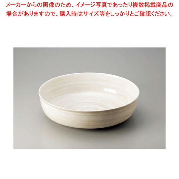 アルミ電磁用深型ドラ鉢 白刷毛目 尺0【厨房用品 調理器具 料理道具 小物 作業 厨房用品 調理器具 料理道具 小物 作業 業務用】【ECJ】