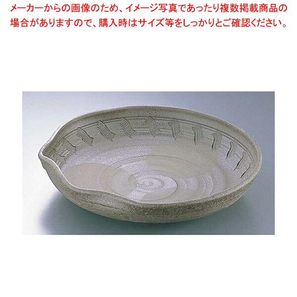 炭化土ぼたもち11.0大皿 深 B03-29【器