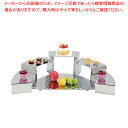 KINGO コンビネーションディスプレイ ステンレスベース【メーカー直送/代引不可 人気 業務用 販売 楽天 通販】【ECJ】