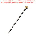 【まとめ買い10個セット品】18-8 カクテルピン金メッキ(6本入) プラム【 業務用 オードブルピン 人気 バーテンダー カクテル おすすめ カクテルピック ...