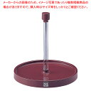 【まとめ買い10個セット品】 ノーブル 回転カスター台 茶【卓上カスターセット】【ECJ】