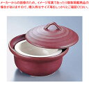 【まとめ買い10個セット品】うるわし 萬来鍋 赤【 料理宴会用 湯豆腐鍋 料理宴会用 湯豆腐鍋 業務用】【ECJ】