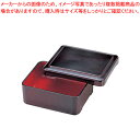 【まとめ買い10個セット品】爪掛千筋丼重 溜内朱塗 1-570-3【メーカー直送/代引不可 食器 韓国料理食器 お椀 業務用】【ECJ】