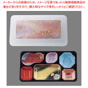 きれいな器副食 PR-6 (黒内A/透明花吹雪ピンク)【人気 業務用 販売 楽天 通販】【ECJ】