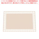 無蛍光紙テーブルマットレースB ベージュ TE-M09(100枚入)M【厨房用品 調理器具 料理道具 小物 作業 業務用】【ECJ】
