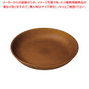 WOOD ラウンドプレート 21cm ブラウン【ECJ】