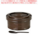 【まとめ買い10個セット品】千筋飯器 溜塗 2人用 1-230-17【メーカー直送/代引不可 食器 飯器 業務用】【ECJ】