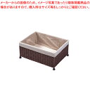 ペーパーバスケット客席用足つき ブラウン【人気 業務用】【ECJ】