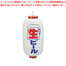 【まとめ買い10個セット品】ビニール提灯 印刷9号長型 生ビール b218【 店頭備品 サイン ちょうちん 店頭備品 サイン ちょうちん 業務用】【ECJ】