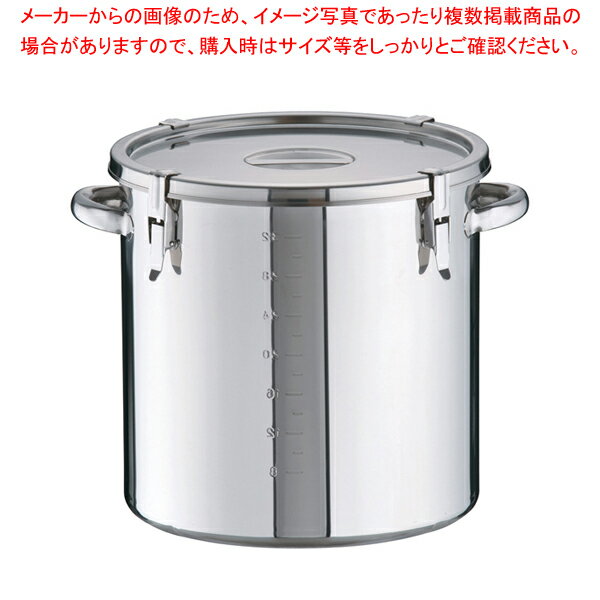 SAモリブデン 目盛付パッキン寸胴鍋 36cm(手付)【食缶 寸胴鍋 学校 給食 食缶販売 楽天 ずんどう ラーメン 業務用寸胴鍋料理 業務用パスタ鍋 業務用鍋通販】【ECJ】