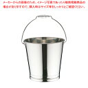 SA18-8溶接バケツ 15L【バケツ 業務用】【ECJ】