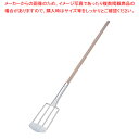 木柄18-8フォーク B型 4本爪【フォーク ステンレス 業務用】【ECJ】