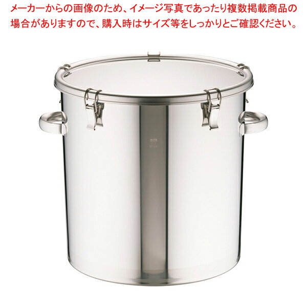 【まとめ買い10個セット品】18-8テーパー付密閉式容器 両手付 TP-CTH-47【食缶 業務用】【ECJ】