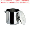 18-8内蓋式キッチンポット(目盛付) 28cm(手付)【ECJ】
