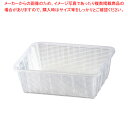 【まとめ買い10個セット品】 セキスイ 角籠深型 K-545 中 クリア【ザル カゴ プラスチック 角カゴ プラスチックざる】【ECJ】