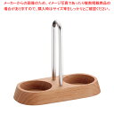 TKG ガラス調味料入用ウッドスタンド アーチ型【ECJ】