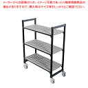 【まとめ買い10個セット品】TR 610型移動式シェルビング3段 910×H1980【ECJ】