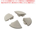 珪藻土 ジョイント式バスマット用 コーナーF4個セット ベージュ【ECJ】