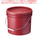 【まとめ買い10個セット品】トスロン丸型(密閉容器) 12L レッド【ECJ】