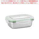 18-8パッキン付 キッチンコンテナ レクタングル 350ml【ECJ】