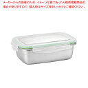 18-8パッキン付 キッチンコンテナ レクタングル 550ml【ECJ】