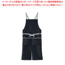 【まとめ買い10個セット品】アンクル加工エプロン CA-1416 L ブラック【調理器具 厨房用品 厨房機器 プロ 愛用 販売 なら 名調】【ECJ】(3)