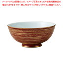 【まとめ買い10個セット品】AZ191-23 赤巻金渦飯椀【ECJ】