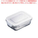 耐熱ガラス保存容器 長方形 4326 370ml 【ECJ】