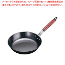 【まとめ買い10個セット品】TKG ブルーテンパー 木柄フライパン 24cm【ECJ】